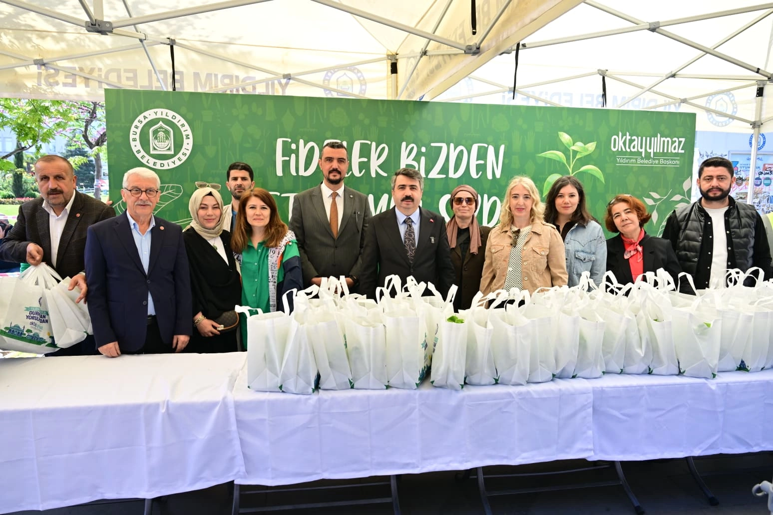 Bursa'da 'yeşil gelecek' Yıldırım'da filizlendi 