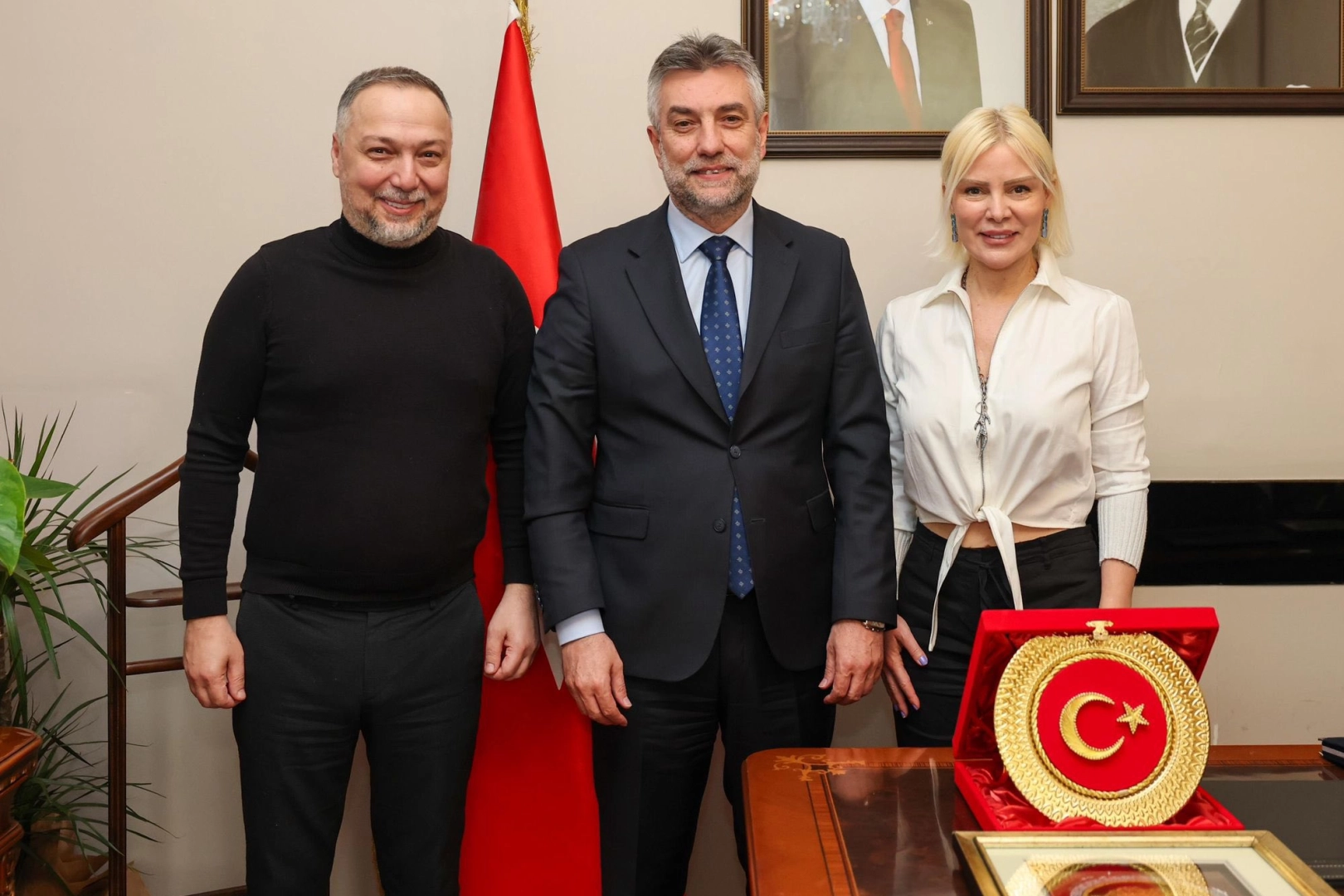 HAÇİKO Başkanı Ömür Gedik’ten İl Müdürü İlhan Ocaklı’ya ziyaret 