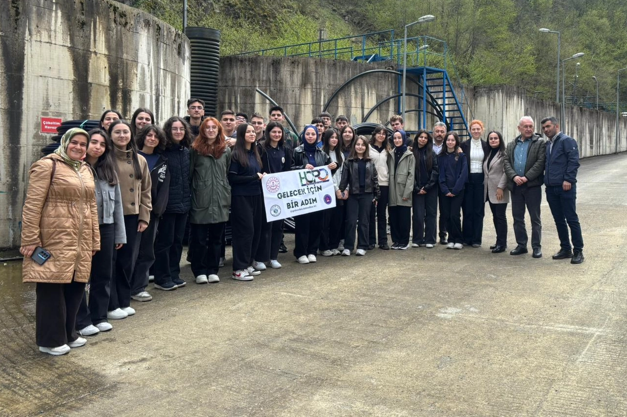 Trabzon’da öğrencilere atık su arıtma eğitimi 