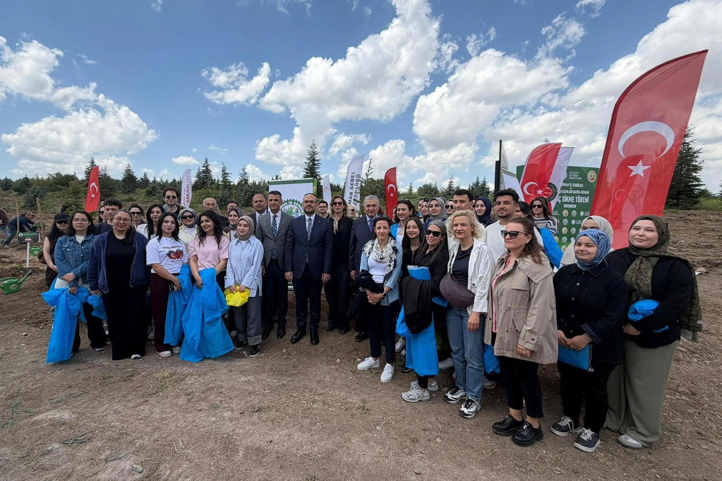 Ankara’da medya emekçileri hatıra ormanı oluşturuldu 