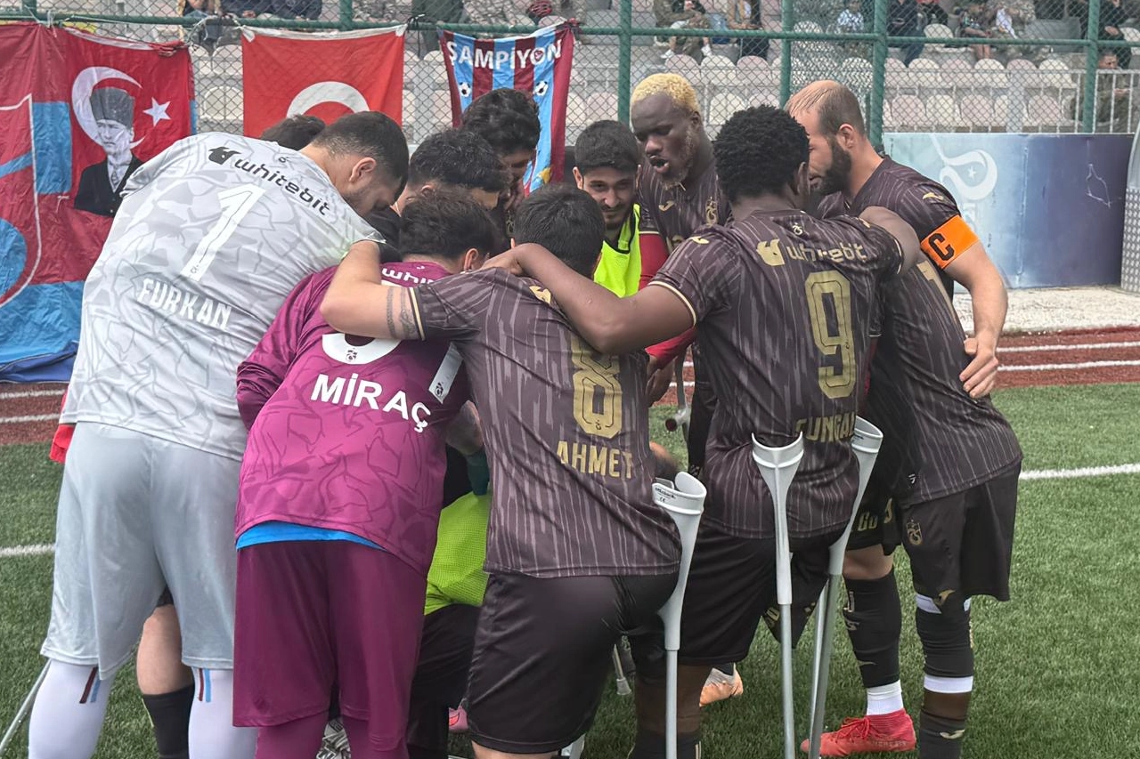 Trabzon Ampute Futbol Takımı üçüncülüğü garantiledi 