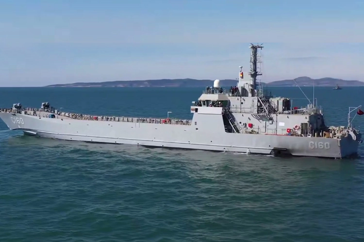 Yeni tip çıkarma gemisinde ikinci teslimat... Ç-160 Deniz Kuvvetleri envanterinde 