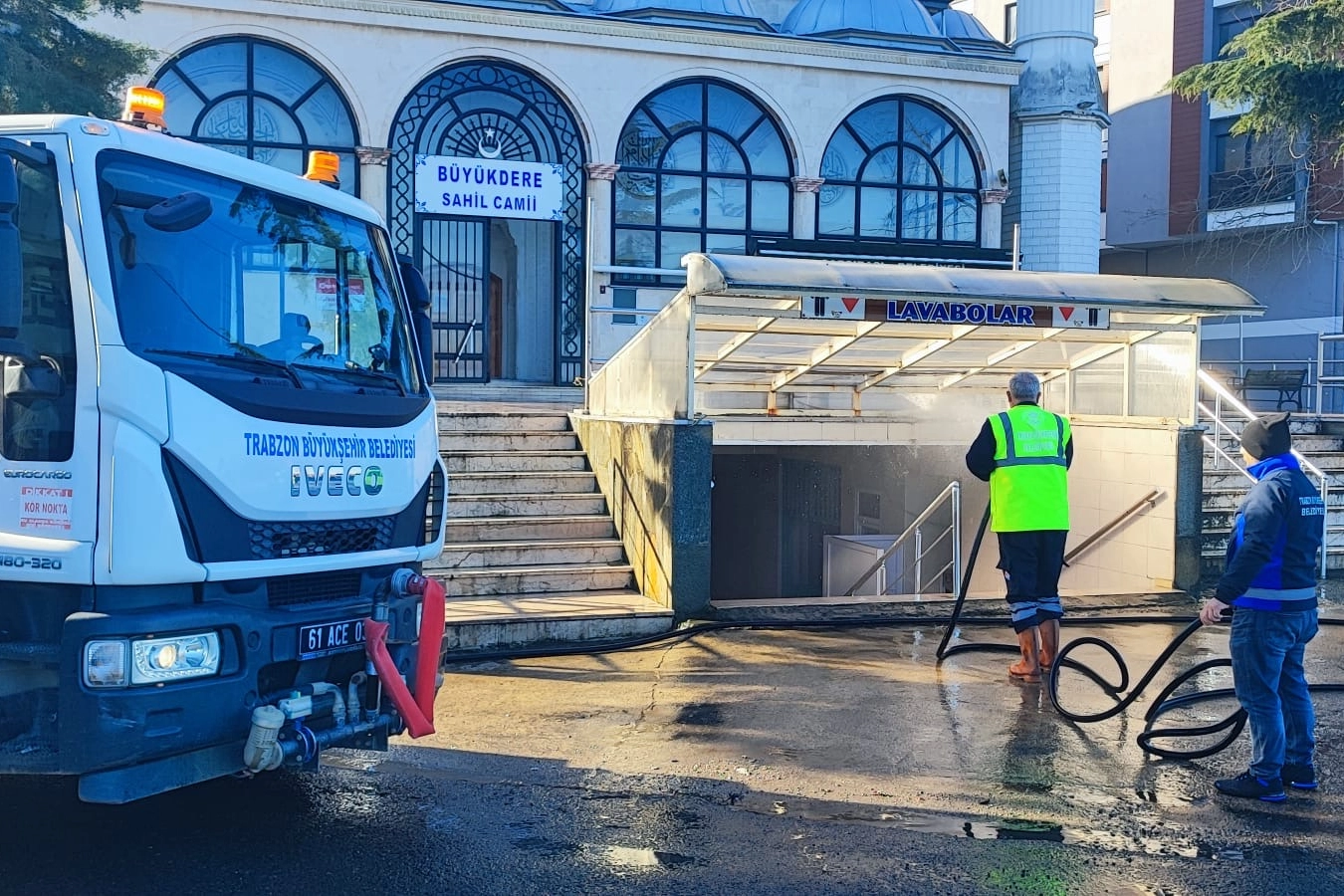 Trabzon’da bayram öncesi temizlik seferberliği 