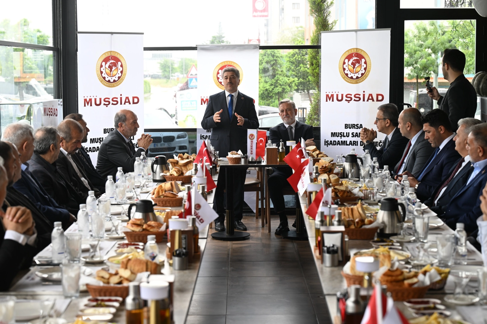 BTSO Başkanı Burkay MUŞSİAD üyeleriyle buluştu 