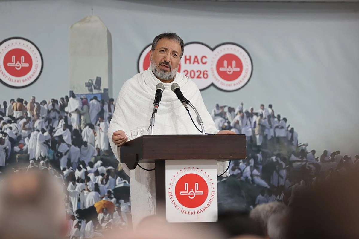Diyanet İşleri Başkanı Arpaguş’tan Arafat’ta Vakfe duası 
