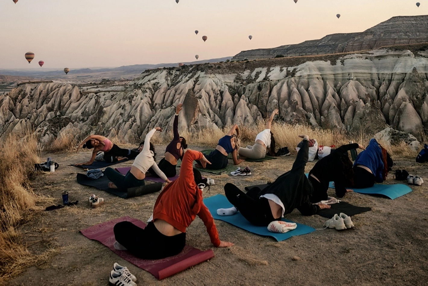 Kapadokya’da Bi’Yoga Fest hazırlığı 