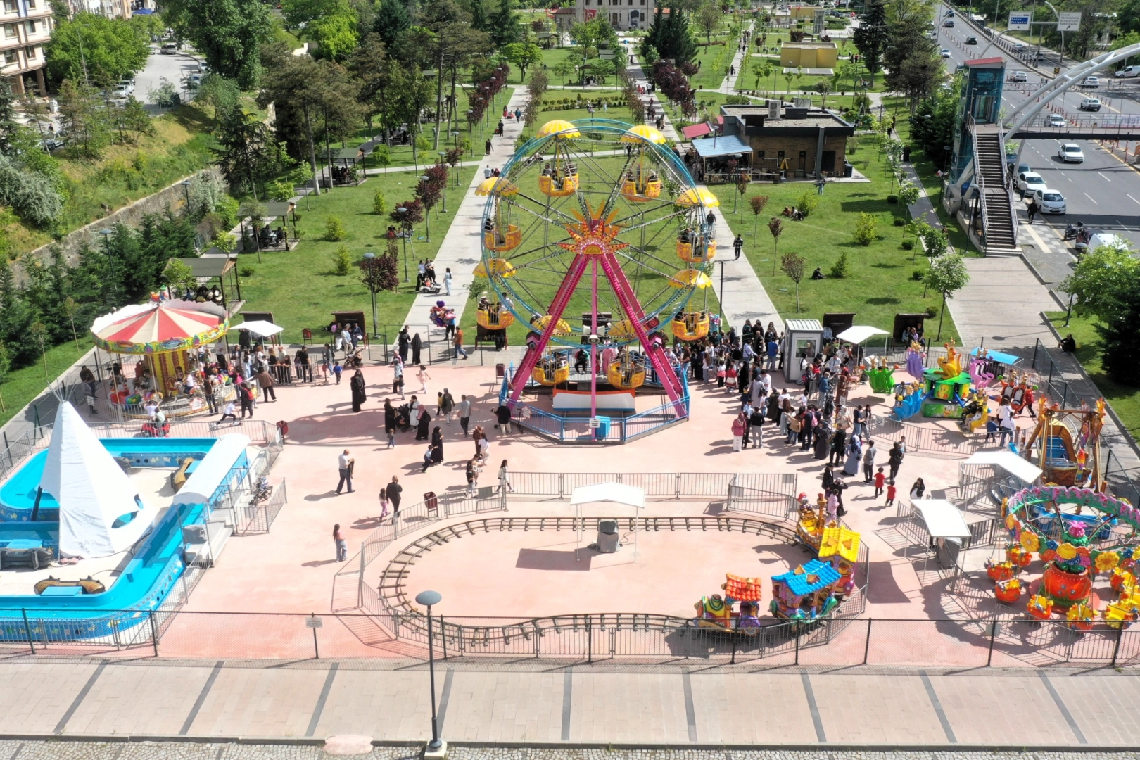 Keçiören'de bayram coşkusu dolu dolu yaşandı 