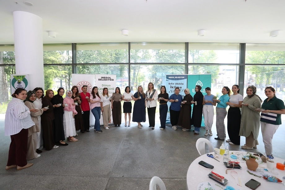 Bursa İnegöl'de Çevre Haftası kutlamaları Workshop ile başladı 