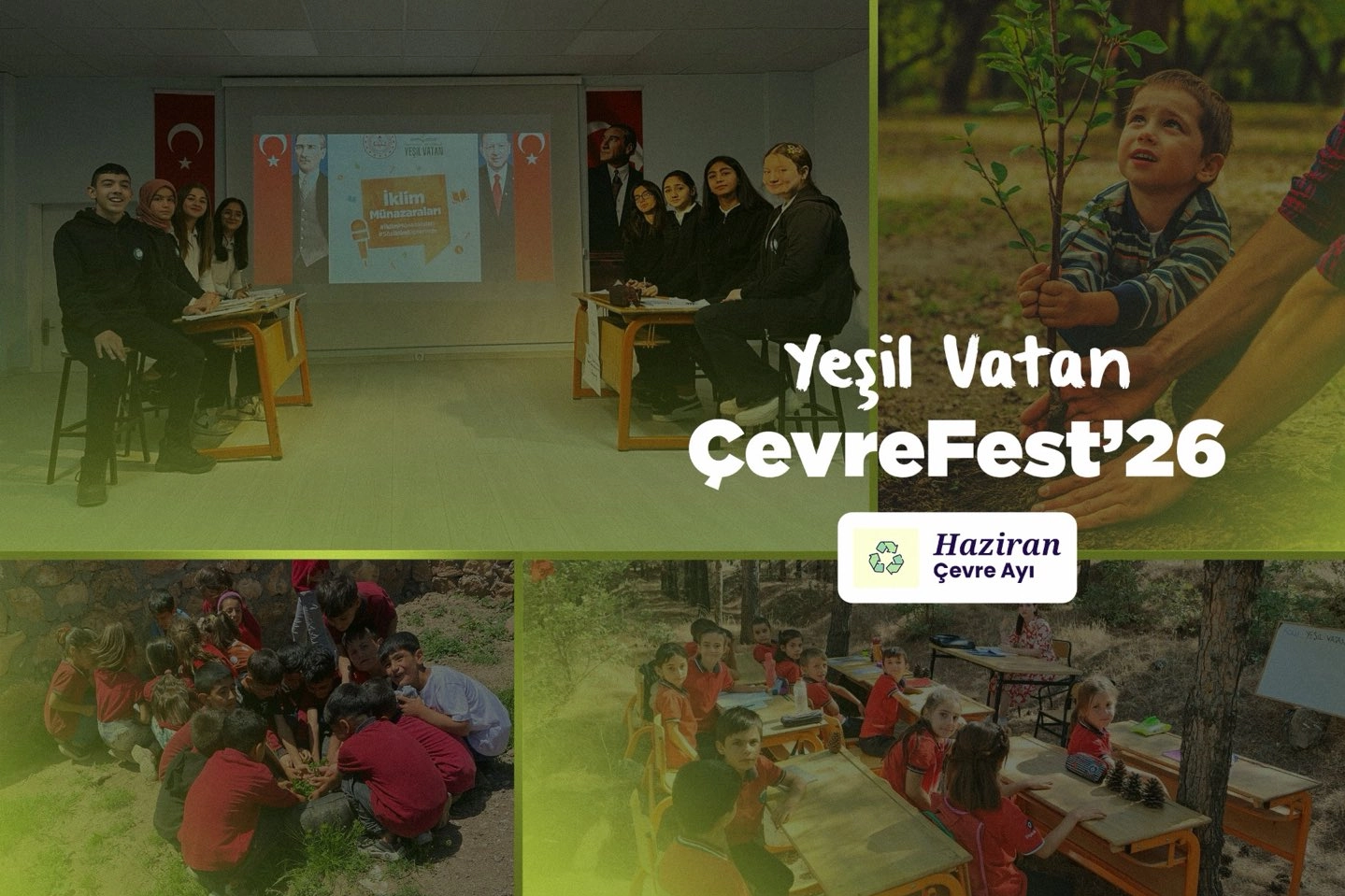 Okullarda Haziran teması 'Çevre' 
