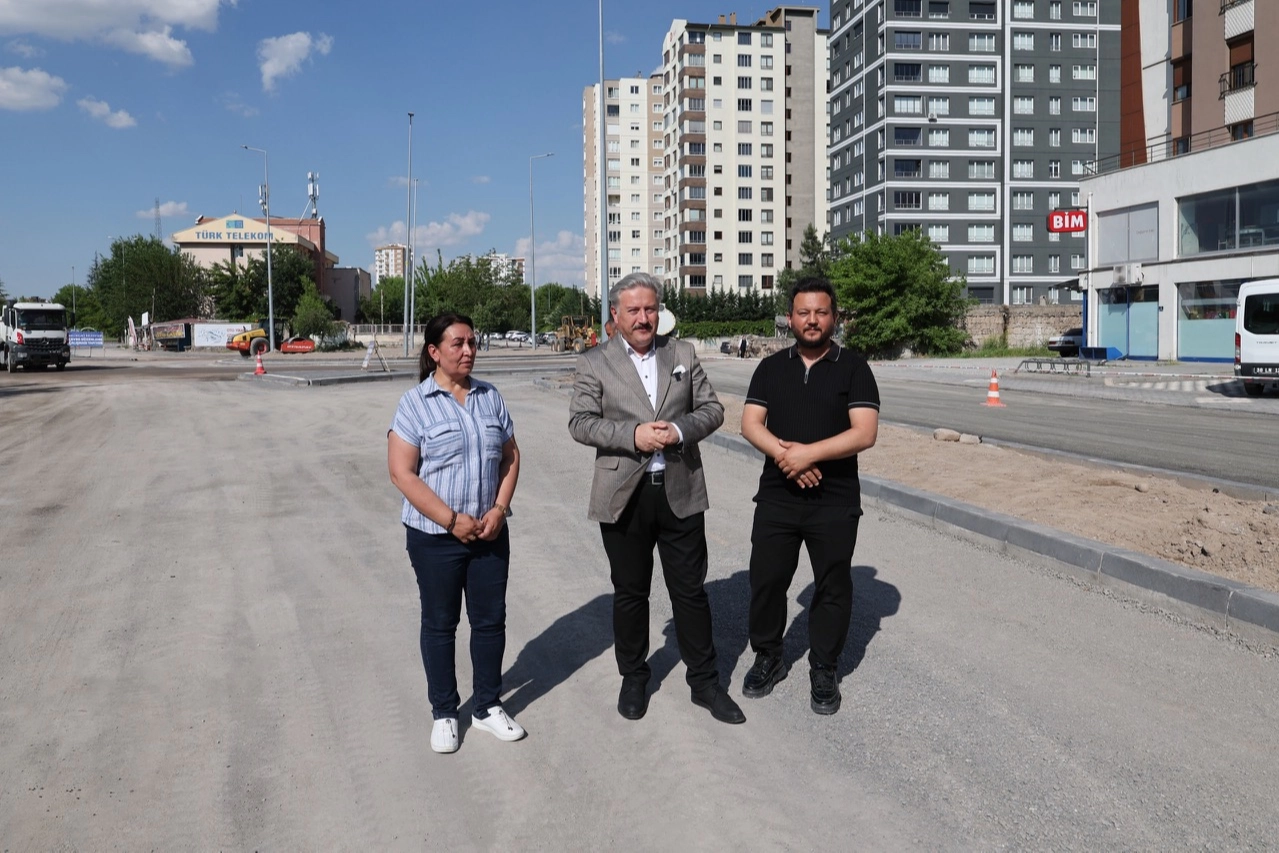 Kayseri Melikgazi'den Yıldırım Beyazıt'a yeni yol 