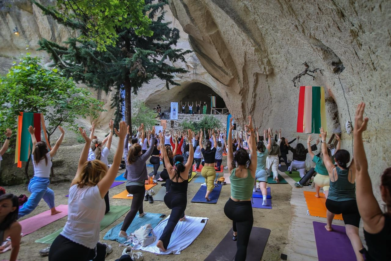 Kapadokya’nın ilk Yoga Festivali'ne büyük ilgi 