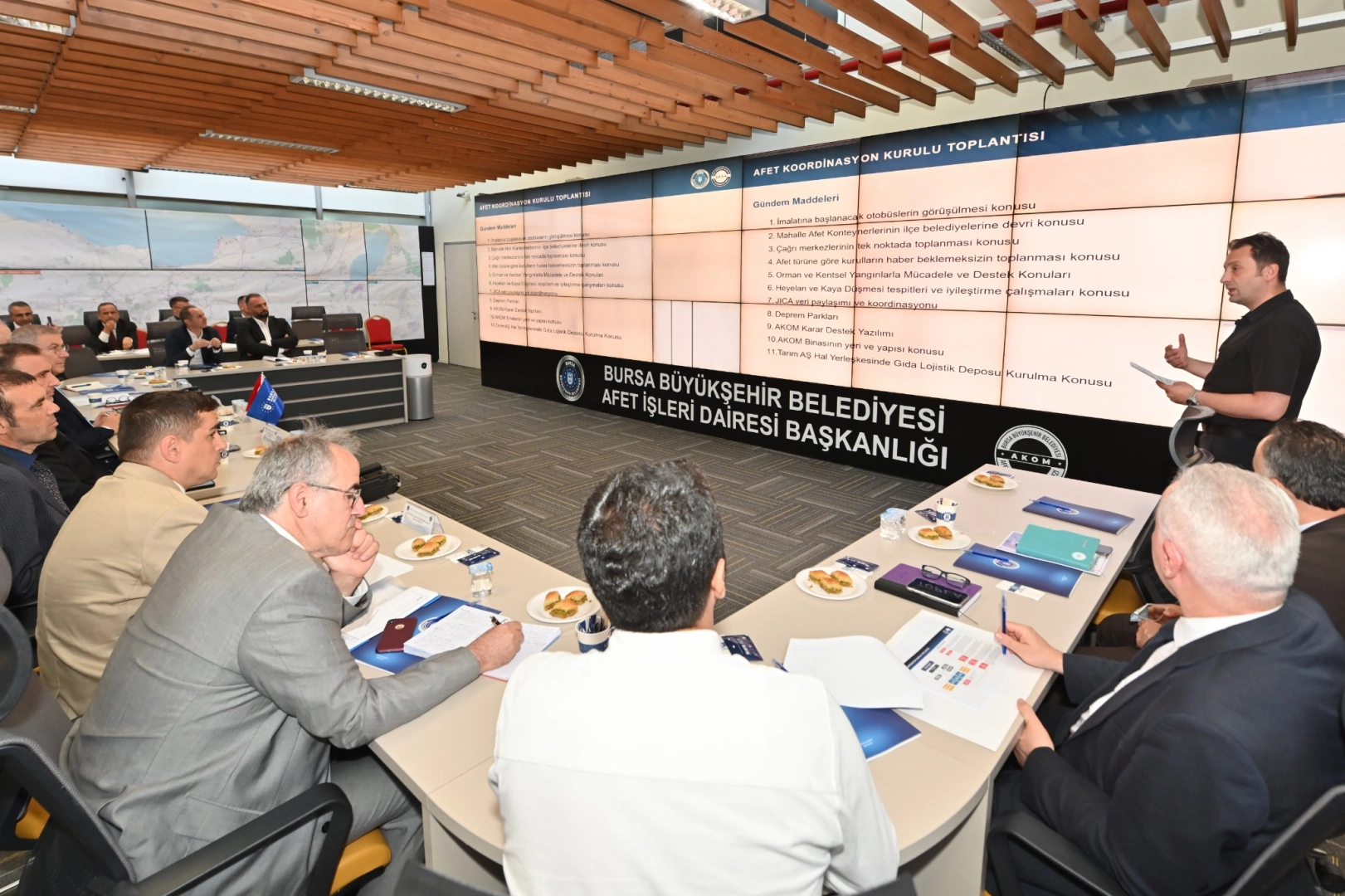 Bursa’nın afet planı AKOM’da masaya yatırıldı 