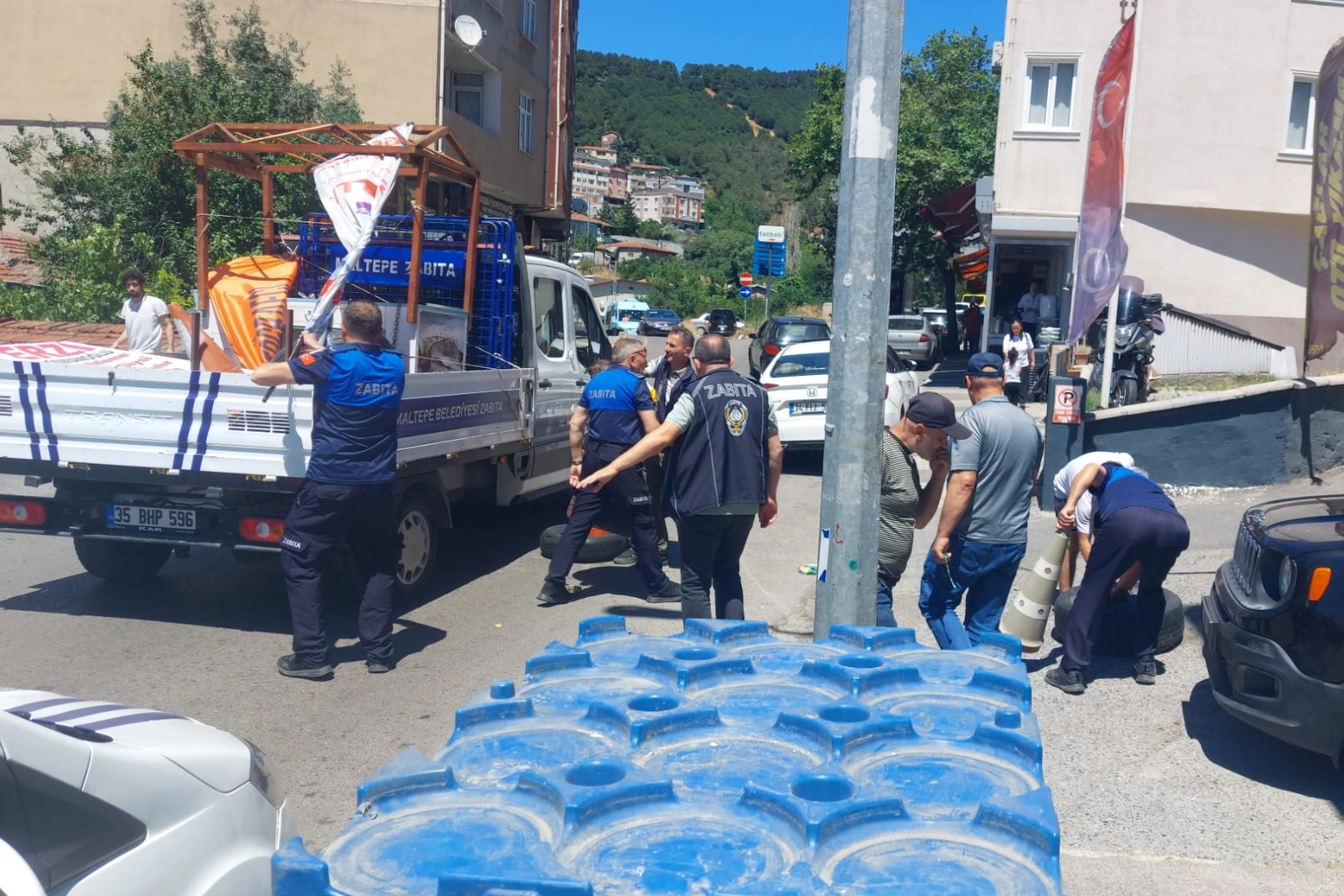 Maltepe Başıbüyük'te işgallere karşı denetim 