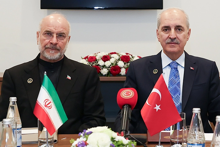 Kurtulmuş, Bakü’de Ghalibaf ile görüştü 