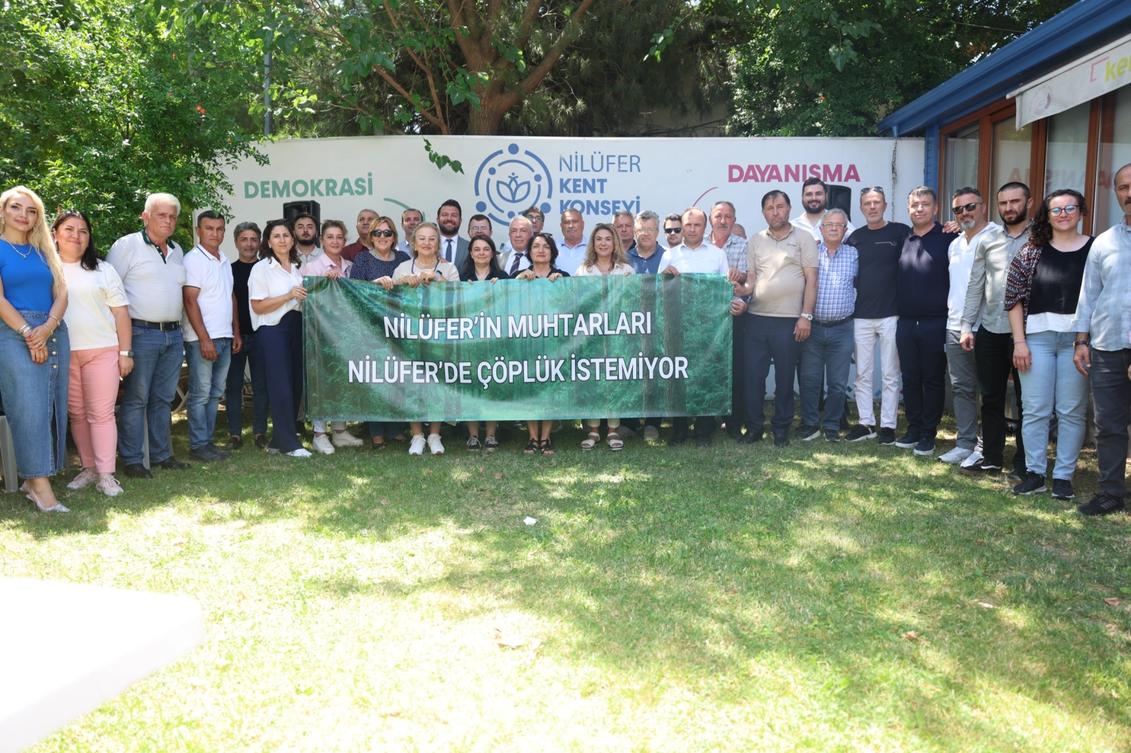 Bursa Nilüfer katı atık tesisine karşı tek ses oldu 