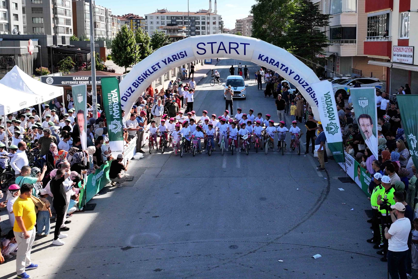 Konya Karatay'da 9. Düz Bisiklet'e ilgi yoğun oldu 