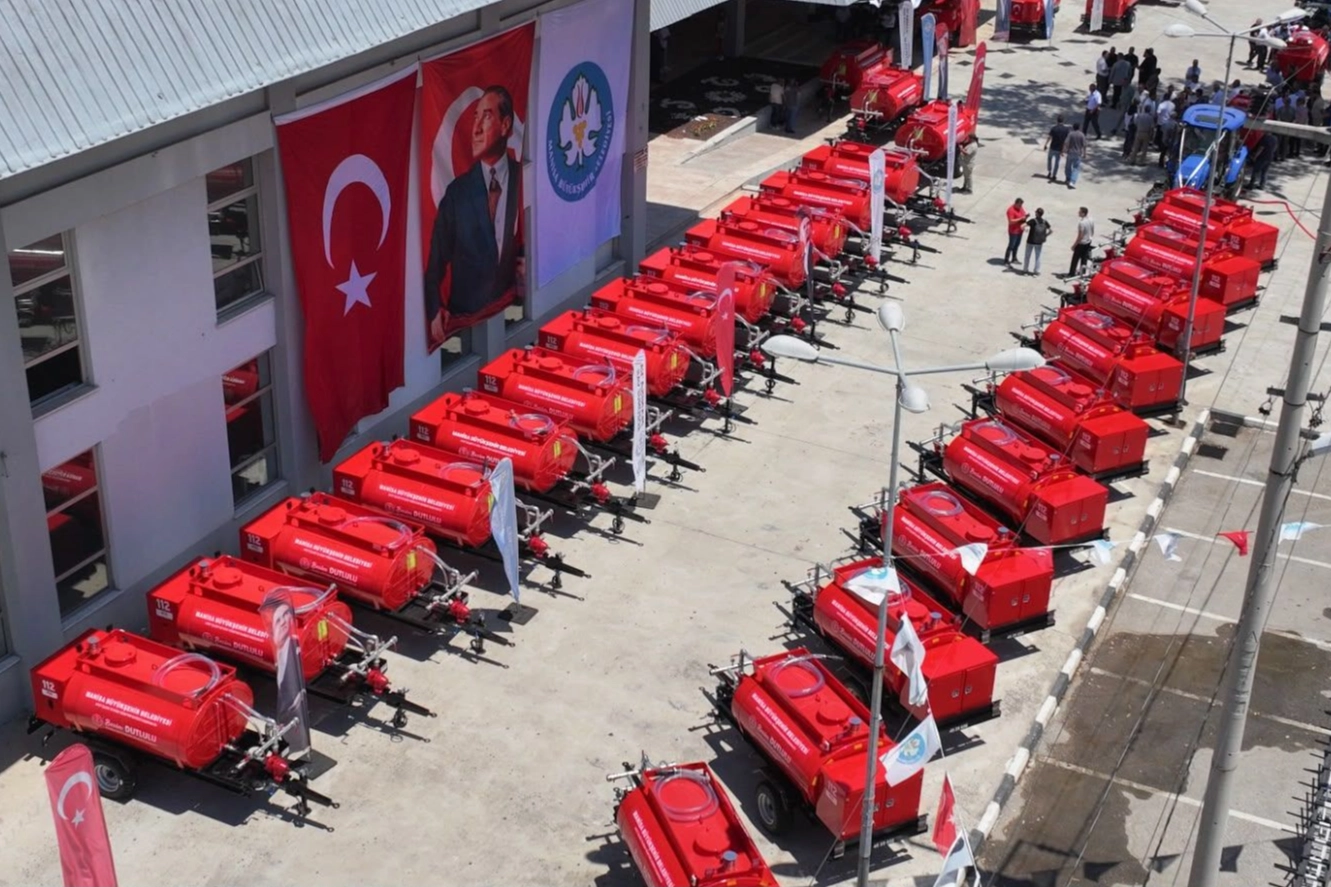 Manisa teyakkuzda... İlk etapta 48 tanker teslim edildi 