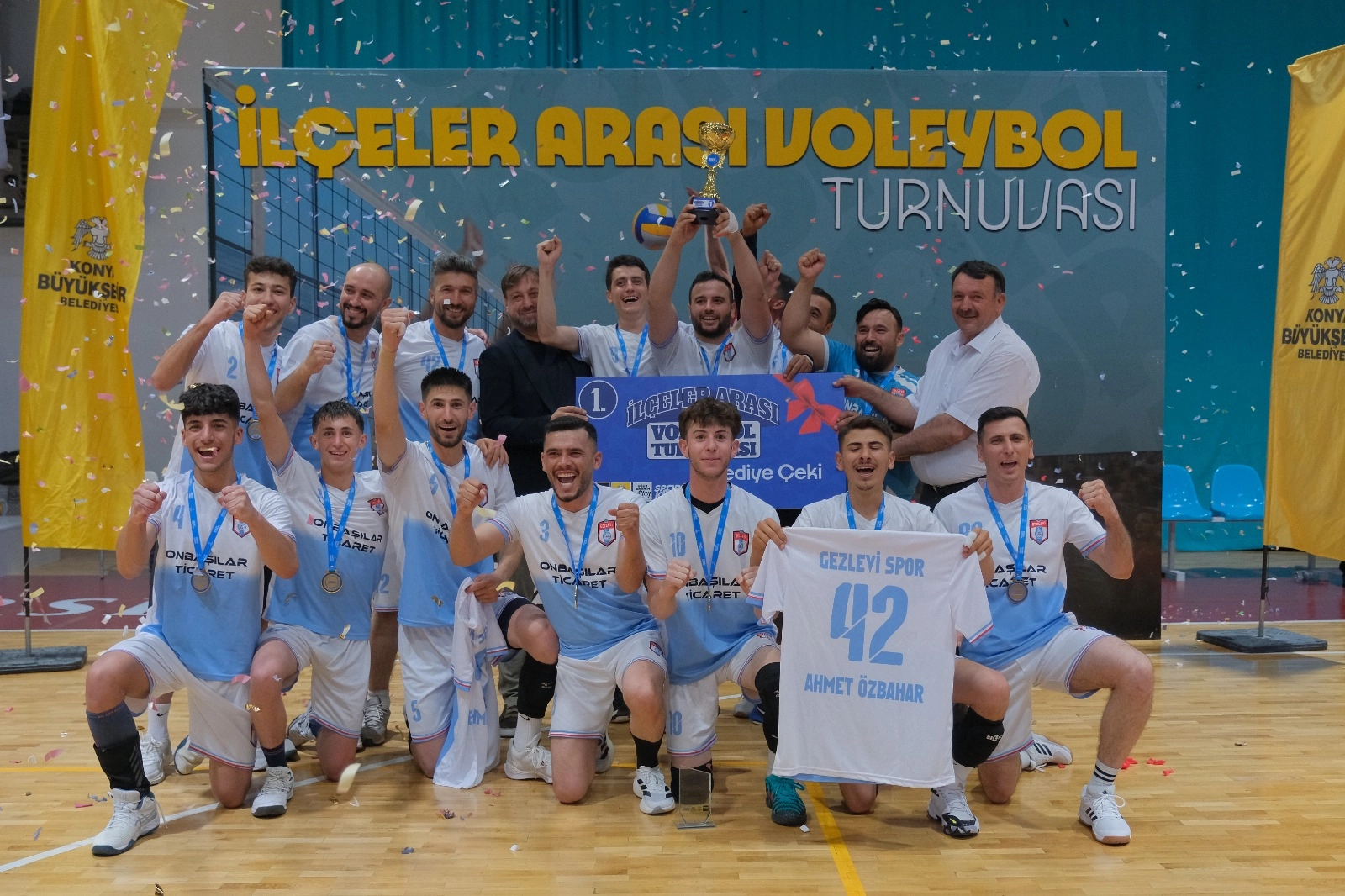 Konya’da voleybolun şampiyonu Hadim 