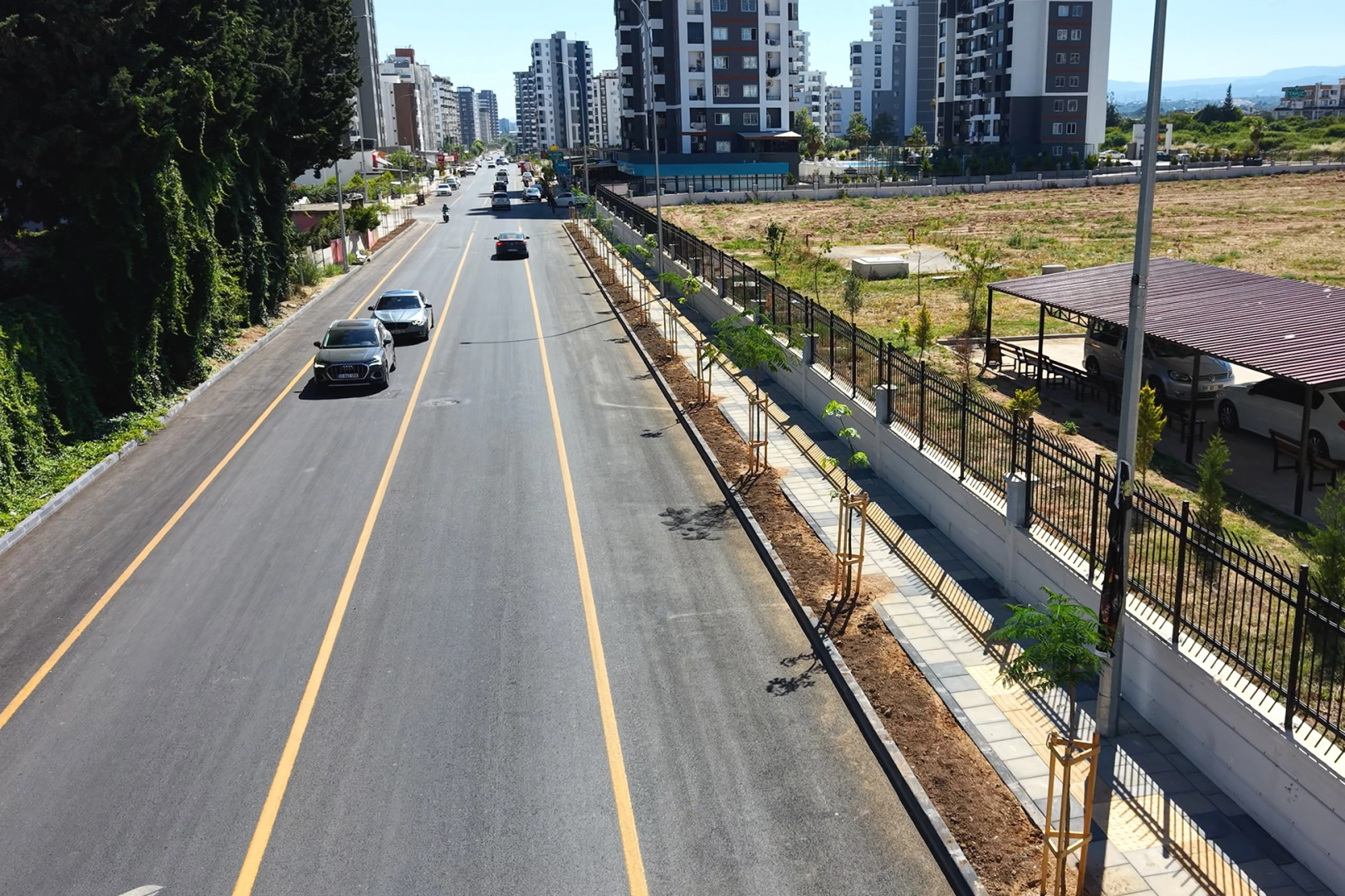 Mersin’de Gazi Paşa Caddesi 420 ağaçla yeşillendi 