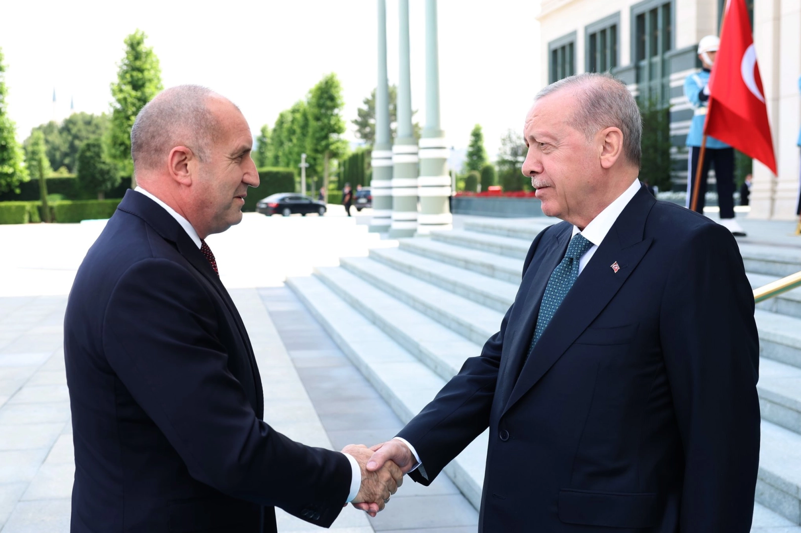 Cumhurbaşkanı Erdoğan, Bulgaristan Başbakanı Radev'i ağırladı 