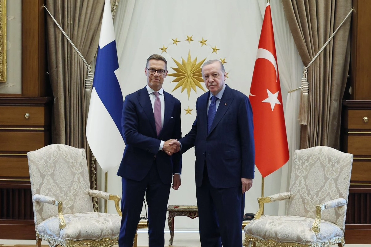 Cumhurbaşkanı Erdoğan, Finlandiya Cumhurbaşkanı Stubb ile görüştü 