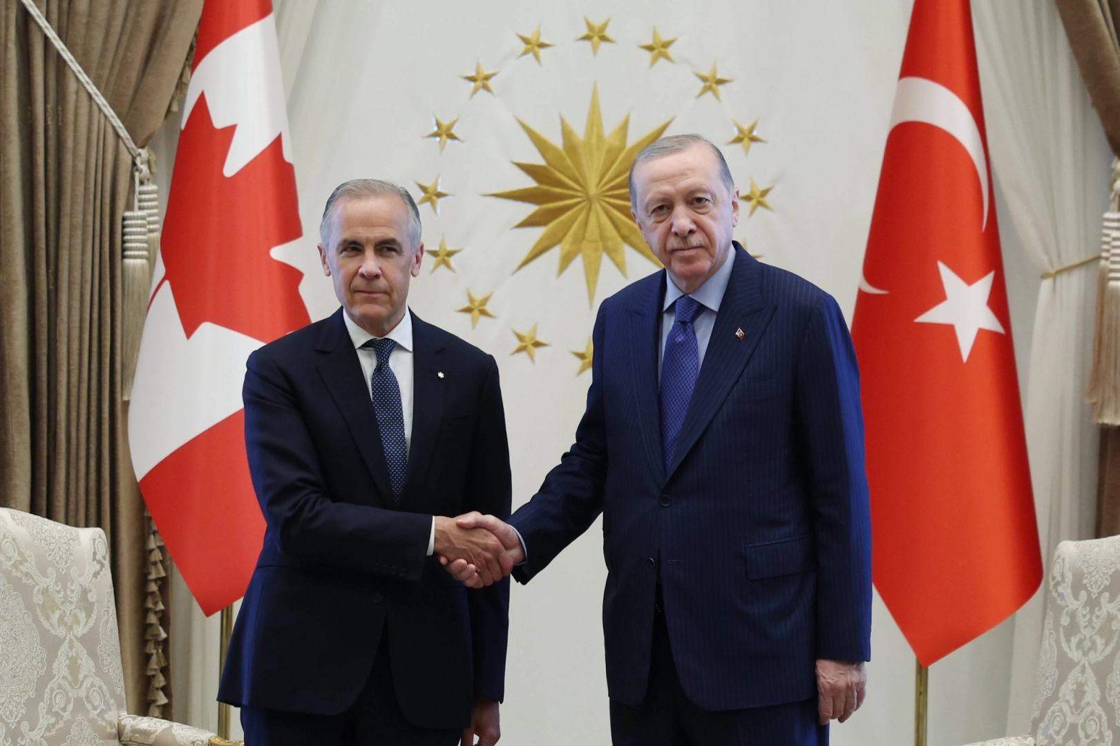 Cumhurbaşkanı Erdoğan, Kanada Başbakanı Carney ile görüştü 