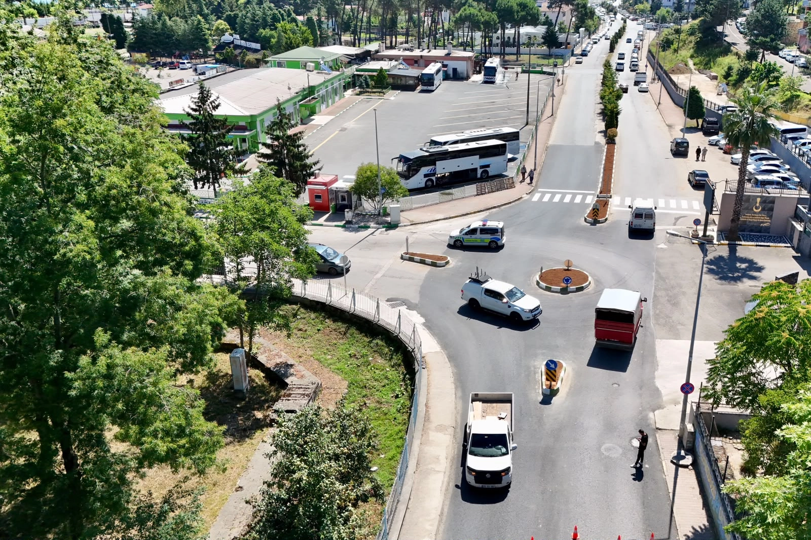 Giresun’da yeni kavşaklarla trafik daha güvenli hale geldi 