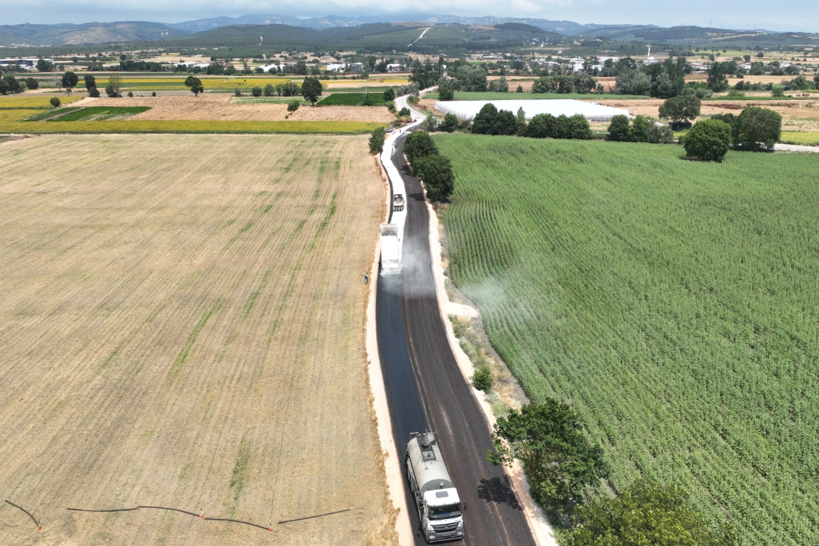 Bursa Büyükşehir’den Nilüfer’de yol yenileme çalışması 
