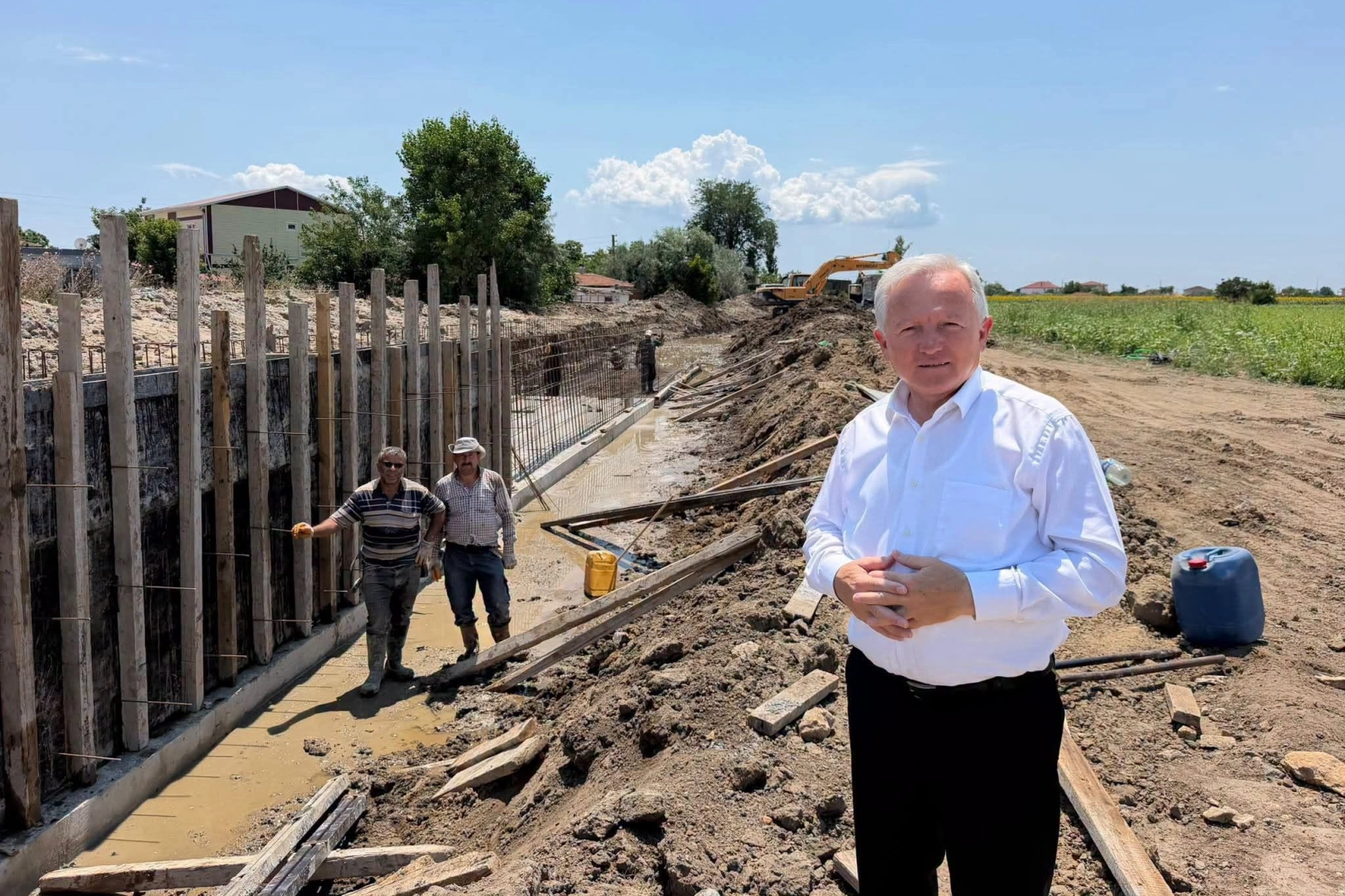 Kanal İpsala projesinde çalışmalar sürüyor 