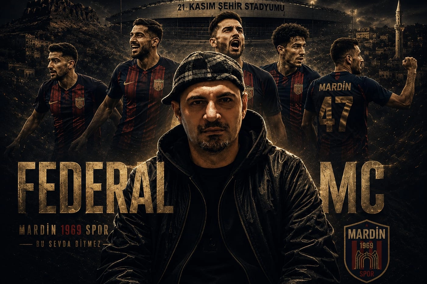 Rapçi Federal MC’den Mardin 1969 Spor’a özel marş! 