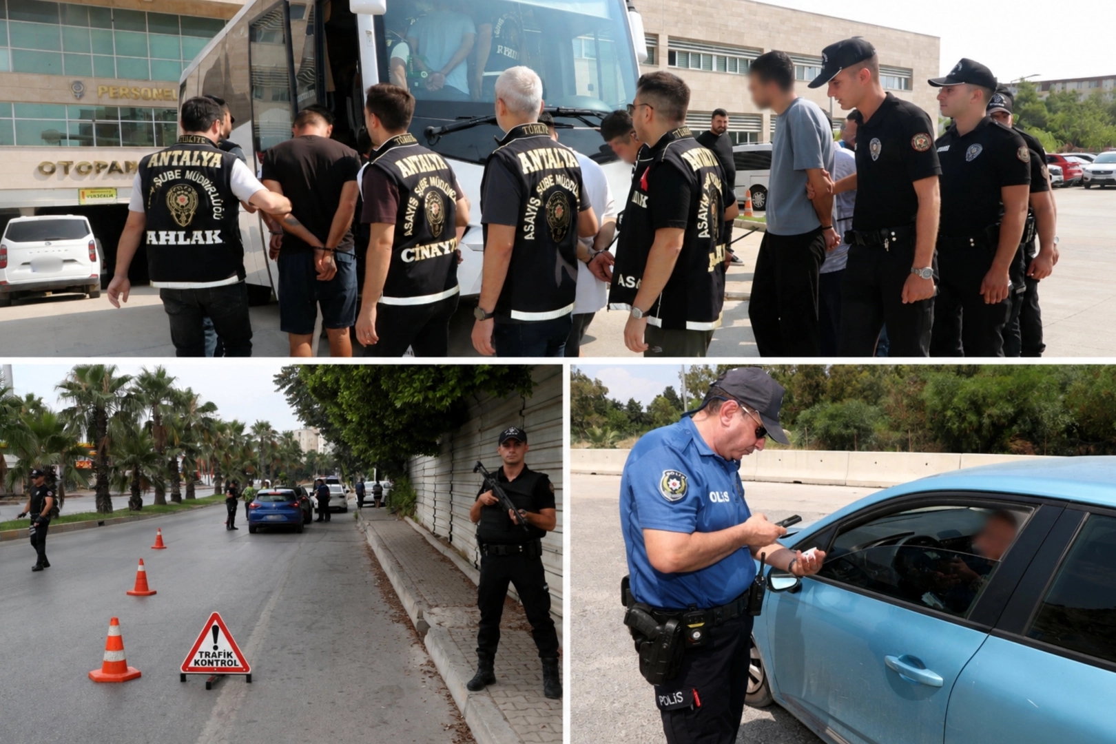 Antalya’da gözaltına alınan 2 bin 23 şüpheliden 237'si tutuklandı 
