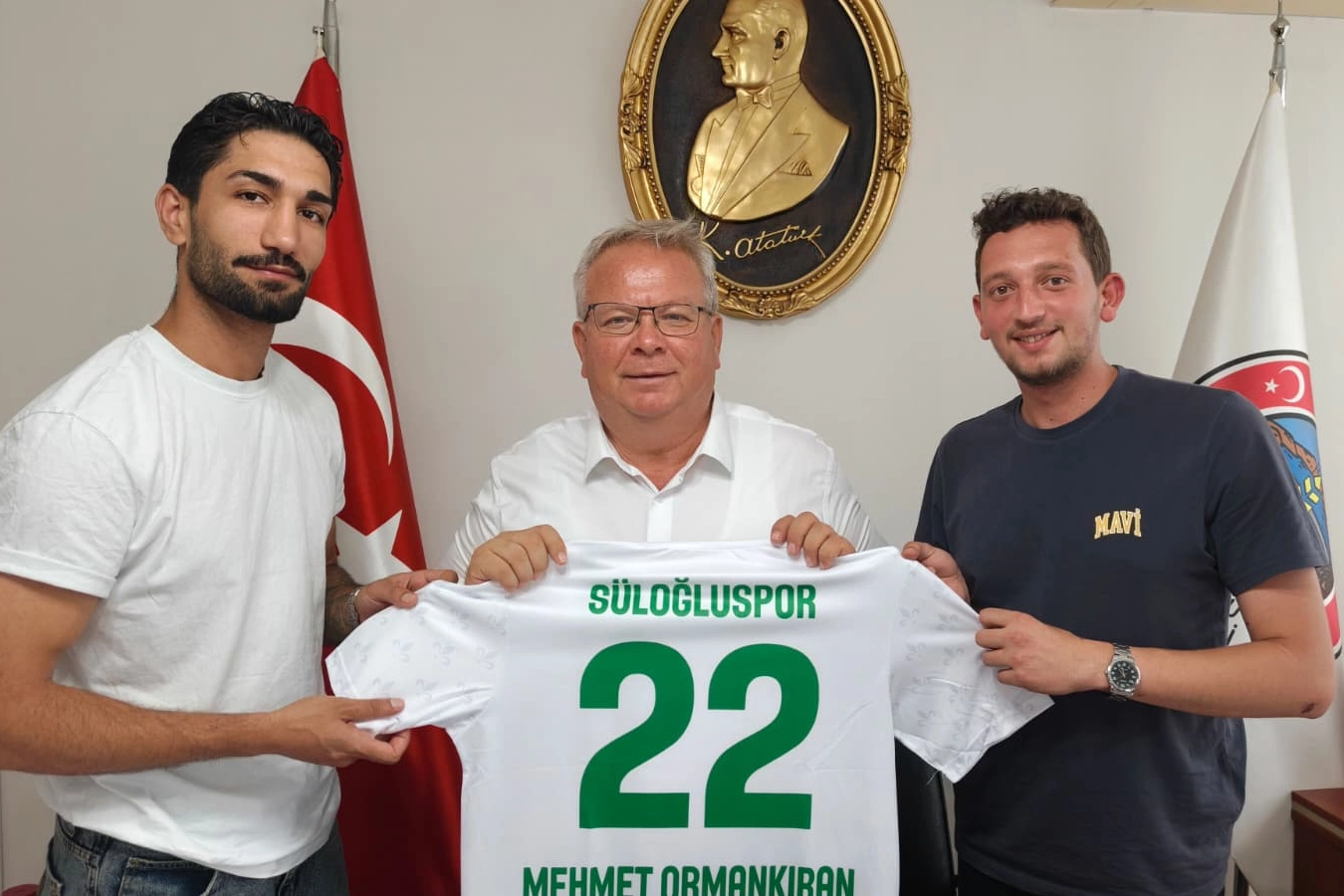 Başkan Ormankıran'a Süloğluspor'dan teşekkür 