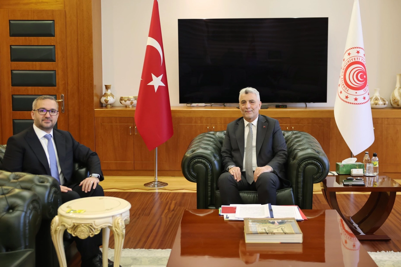 Bakan Bolat, TCMB Başkanı Karahan ile görüştü 