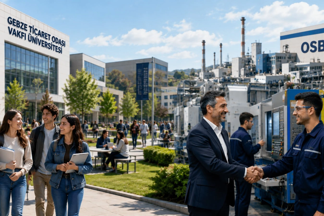 Oğuz Şerifalioğlu’ndan Gebze’ye mesleki eğitim atağı... Gebze Ticaret Odası Vakfı Üniversitesi-MYO projesi 