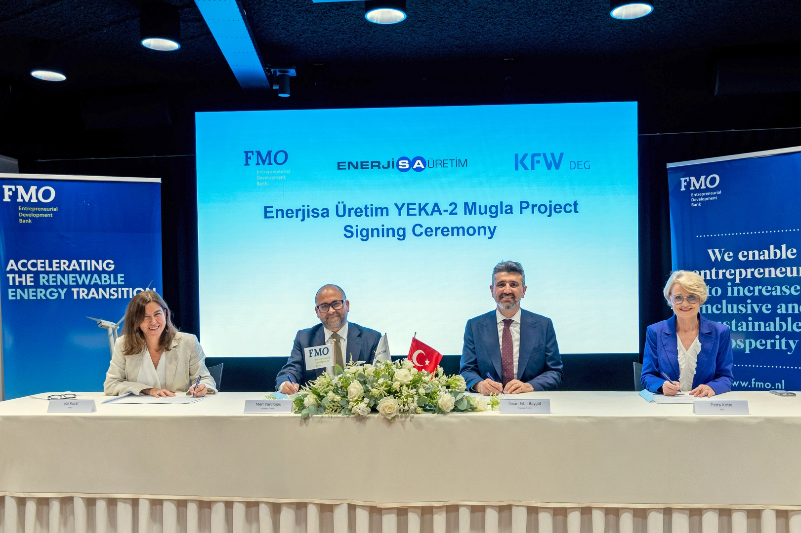 Muğla’daki rüzgâr projelerine 180 milyon dolarlık finansman anlaşması 