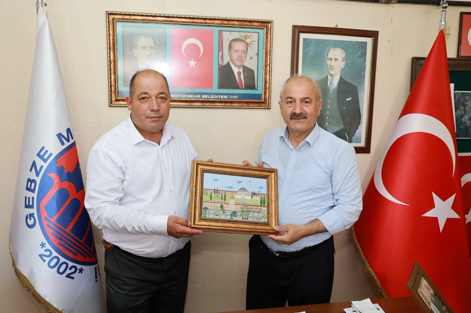 Gebze'de Başkan Büyükgöz kırsal mahalle muhtarlarıyla 