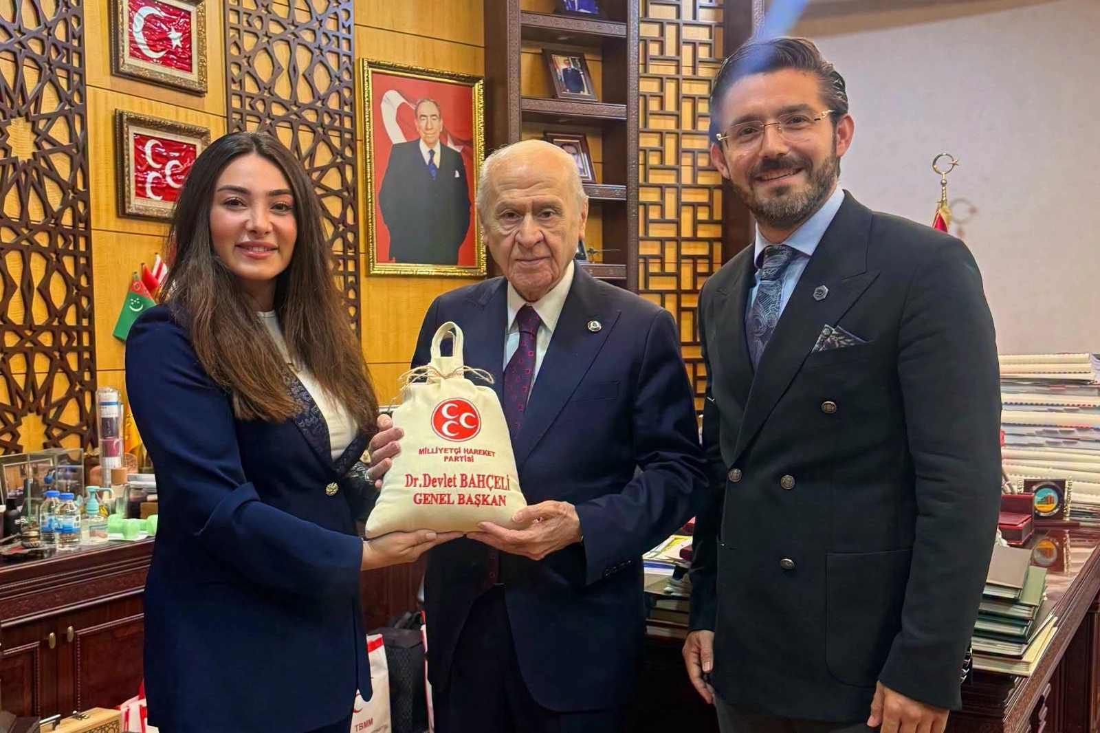 Bahçeli'ye İpsala pirinci 