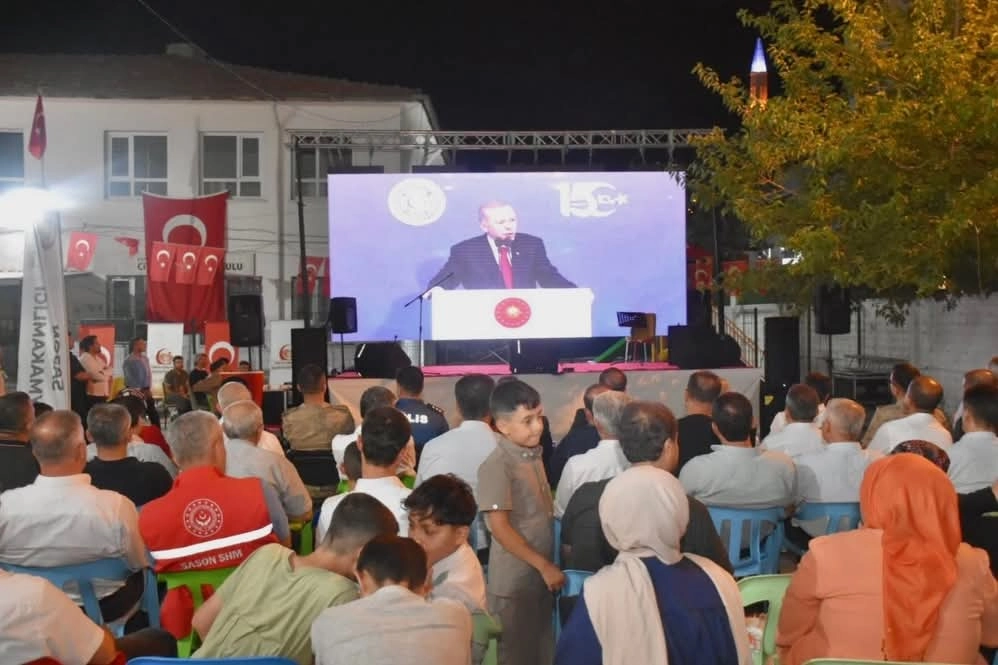 Sason 15 Temmuz'un 10. yılında da meydanlardaydı 