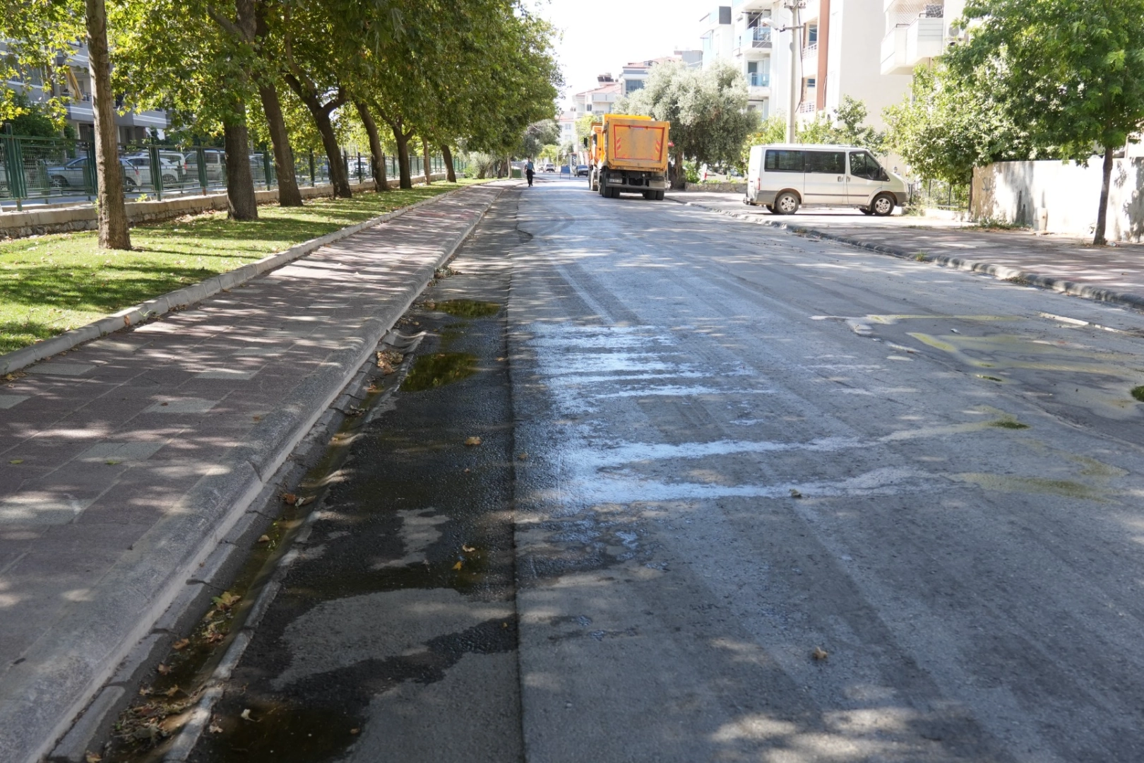 Muğla Milas’ta Ahmet Yesevi Caddesi yenileniyor 