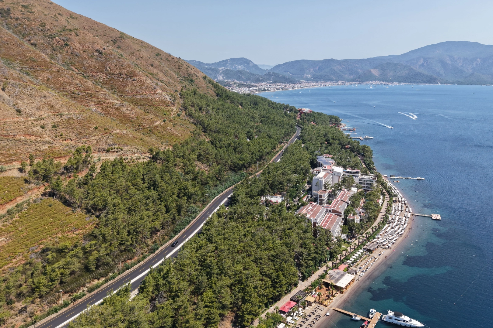 Muğla İçmeler’de yol yenileme çalışmaları tamamlandı 