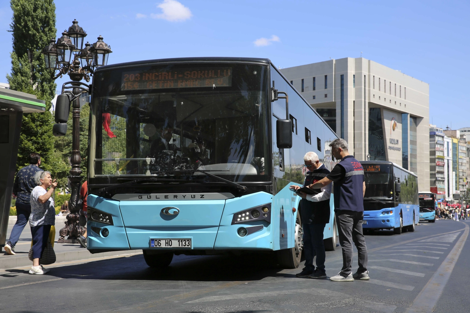 Ankara'da toplu taşımada klima ve hizmet denetimi 