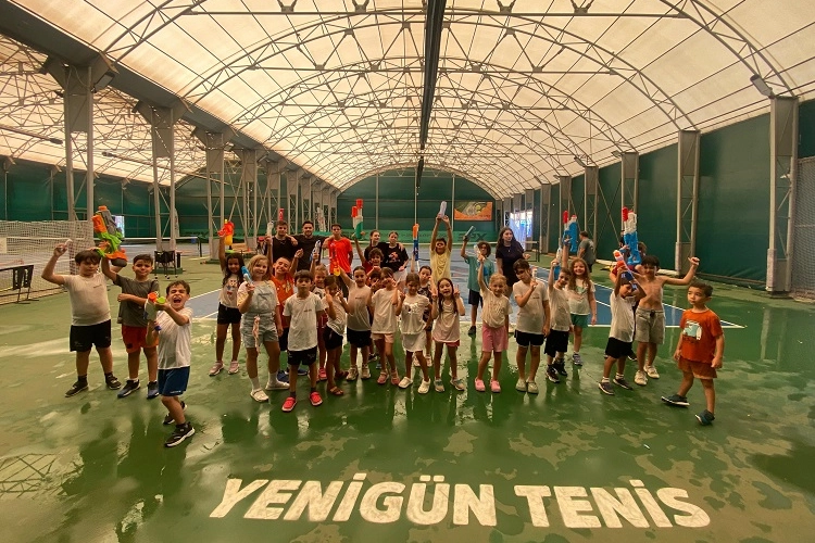Yenigün Tenis Akademisi’nde Yaz Okulu keyfi 