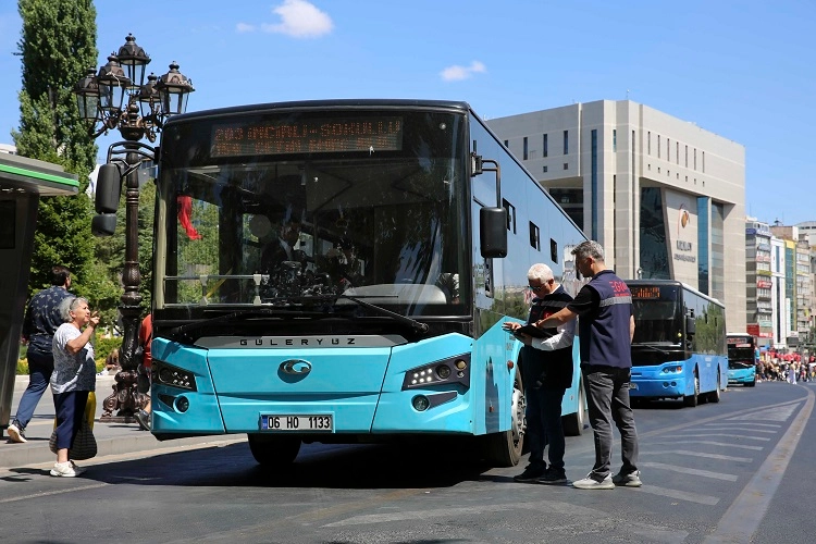 EGO'dan toplu taşımada klima ve hizmet denetimi 