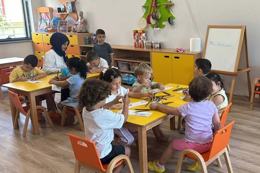 Karasu SGM’de 4-6 yaş grubuna erken çocukluk eğitimi başladı 