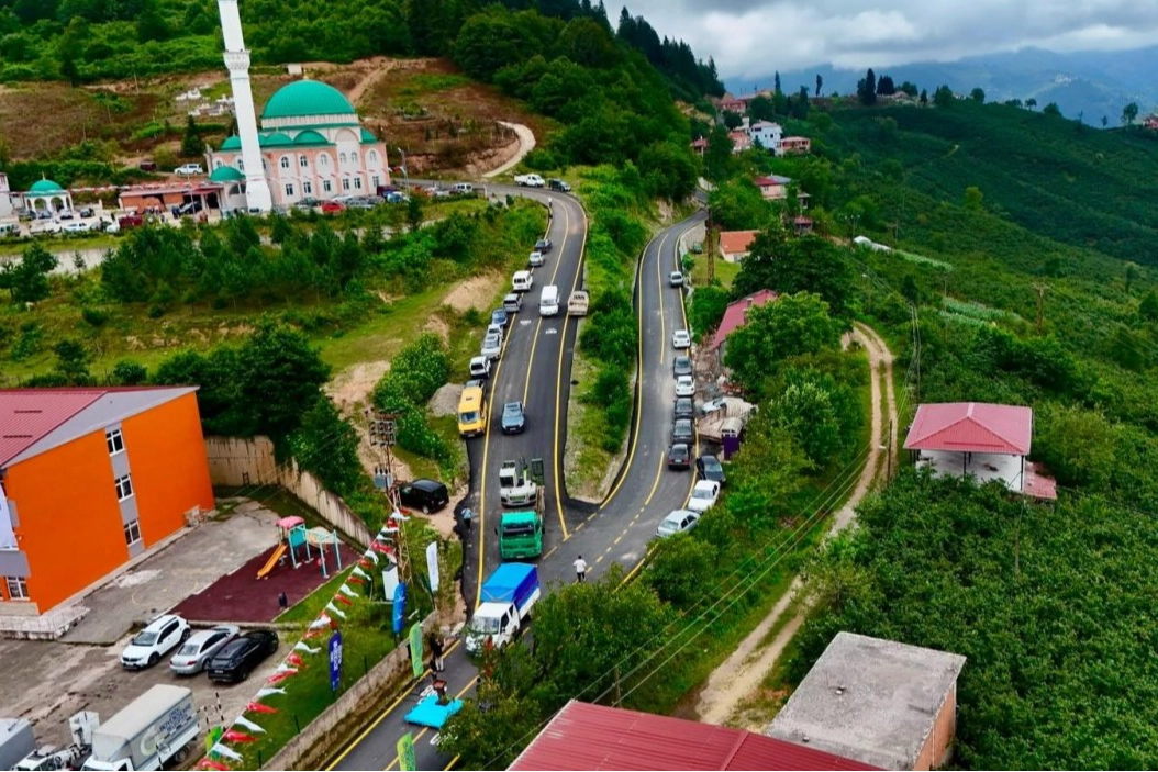 “Ordu’da 5 Km’lik grup yolu açılışı yapıldı 