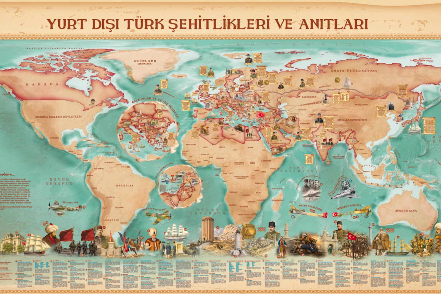 MSB'den dijital şehitlik haritası... 48 ülkedeki 172 şehitlik ve anıt tek platformda 