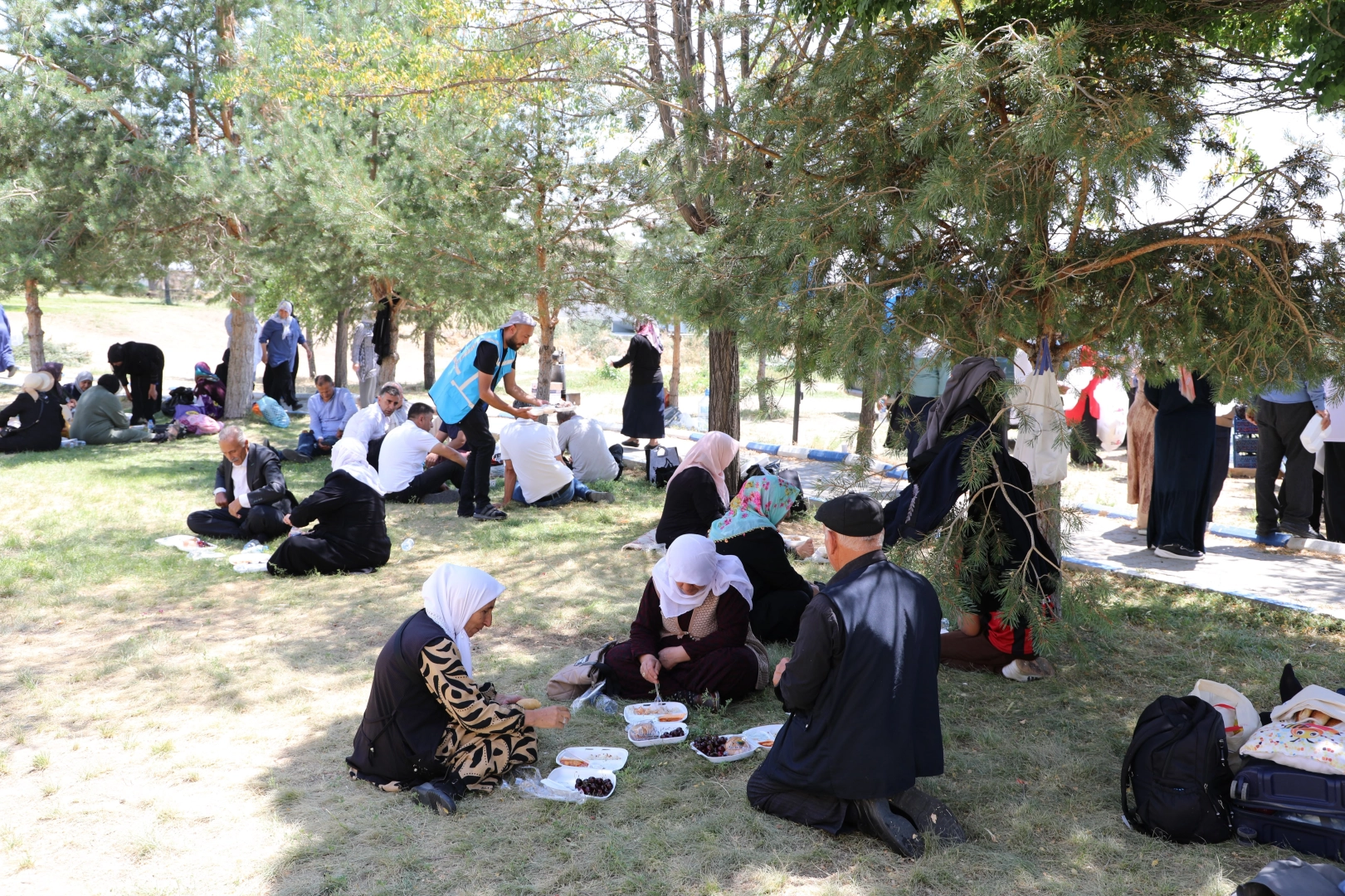 Yaşlı bireyler Van Gölü kıyısında huzur buldu 