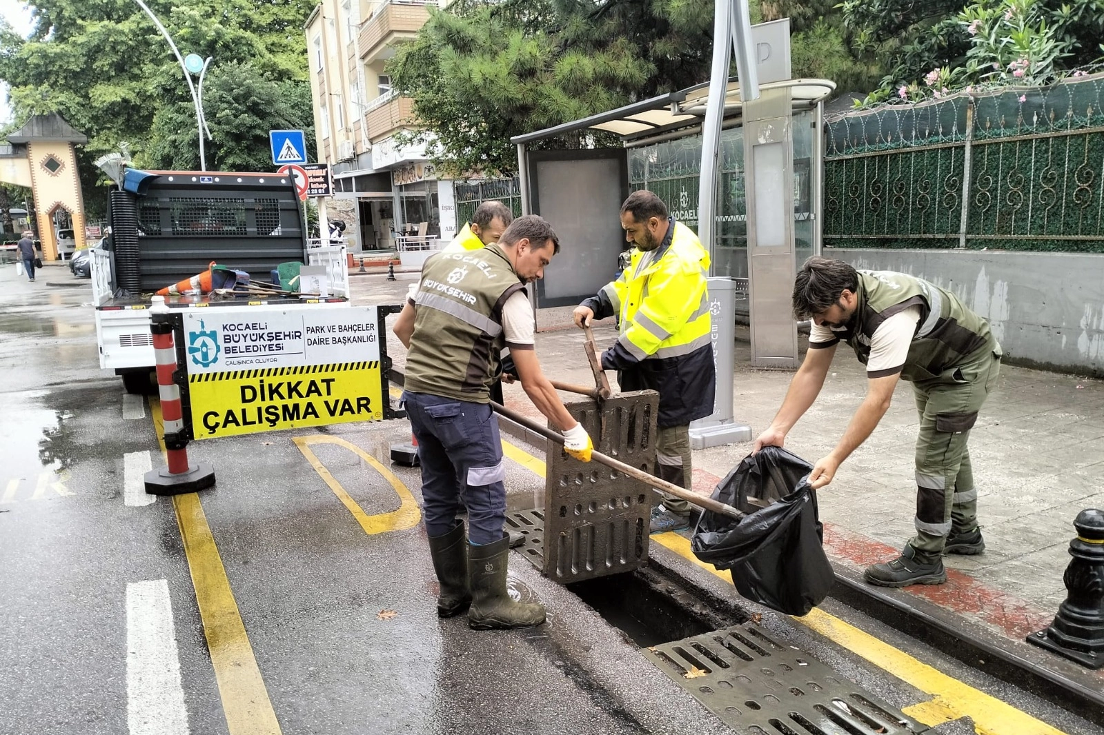 Kocaeli Büyükşehir kuvvetli sağanak sınavını başarıyla geçti 
