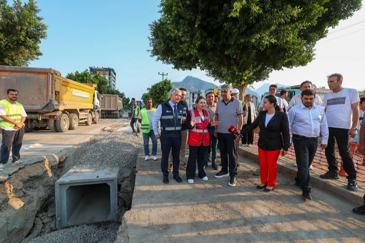 Antalya Konyaaltı'ndaki altyapı yatırımlarına sıkı denetim 