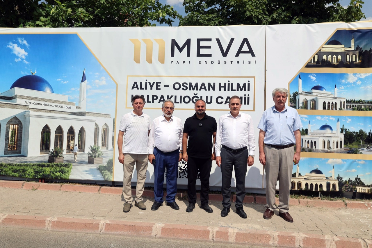 Kayseri Talas'ta hayırseverlerden cami inşaatı 